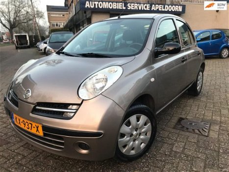 Nissan Micra - 1.2 Visia *5DRS*AIRCO*STUURBEKR.*ELLEK.RAMEN*C.V*ZEER NETTE AUTO*BOEKJES - 1