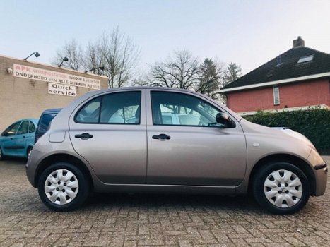 Nissan Micra - 1.2 Visia *5DRS*AIRCO*STUURBEKR.*ELLEK.RAMEN*C.V*ZEER NETTE AUTO*BOEKJES - 1