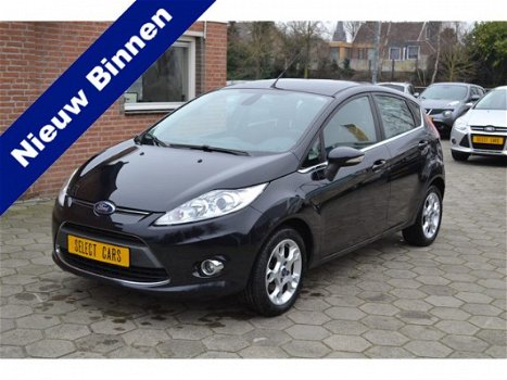 Ford Fiesta - 1.25 Titanium 5.Drs 1e eigenaar bj.2012 107.000 km airco lm.velgen stoelverw. el.ramen - 1