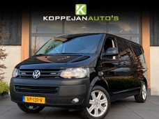 Volkswagen Transporter - 2.0TDI 140PK DSG-7 LANG ZWART 2X SCHUIFDEUR AIRCO