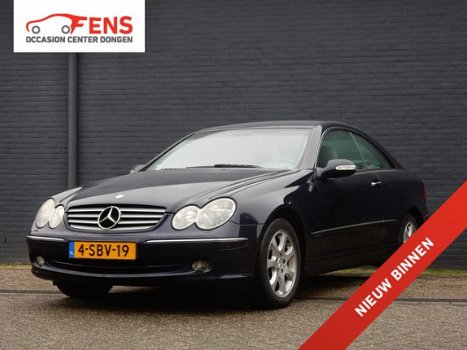 Mercedes-Benz CLK-klasse Coupé - 200 K. Avantgarde LEER AIRCO STOELVERWARMING NETTE AUTO - 1