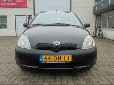 Toyota Yaris - 1.0 16V VVT-I LINEA LUNA Zwart Stuurbekrachtiging Radio Cd Bwj - 1