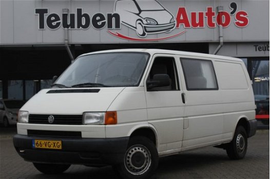 Volkswagen Transporter - 1.9 TD 332 DC radio, APK tot 30-05-2020, trekhaak, 2 achterdeuren, dubbel c - 1