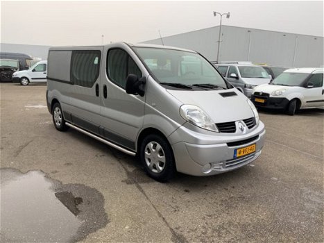 Renault Trafic - 2.5 dCi T29 L2H1 Dub Cab Airco, Navi, Trekhaak 2000kg - 1