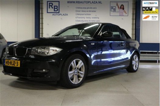 BMW 1-serie Cabrio - 118i High Executive SPORT LEER / BLACK MAGIC / CLIMA - 1