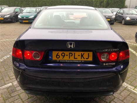 Honda Accord - 2.2 CTDi Sport Climate controle lm-velgen elektrische ramen+spiegels cruise controle - 1