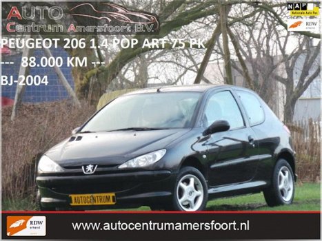 Peugeot 206 - 1.4 Pop' Art ( 88.000 KM + INRUIL MOGELIJK ) - 1