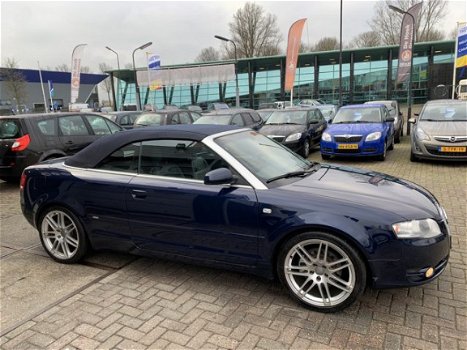 Audi A4 Cabriolet - 1.8 Turbo S-Line Automaat Leder Netjes - 1