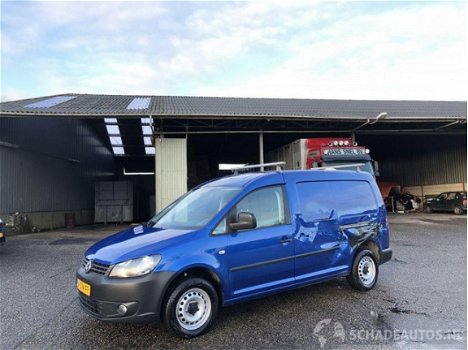 Volkswagen Caddy Maxi - 1.6 tdi 75pk highline l2/h1 - 2x schuifdeur + klapdeuren - navi - pdc - trek - 1