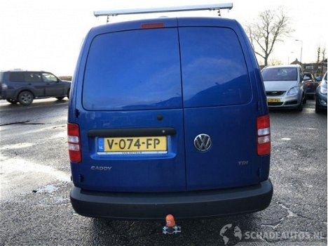 Volkswagen Caddy Maxi - 1.6 tdi 75pk highline l2/h1 - 2x schuifdeur + klapdeuren - navi - pdc - trek - 1