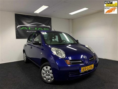 Nissan Micra - 1.2 Visia 2003 Blauw - APK 2021 - 5DRS - NAP - 1