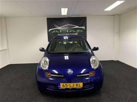 Nissan Micra - 1.2 Visia 2003 Blauw - APK 2021 - 5DRS - NAP - 1