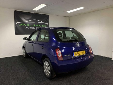 Nissan Micra - 1.2 Visia 2003 Blauw - APK 2021 - 5DRS - NAP - 1