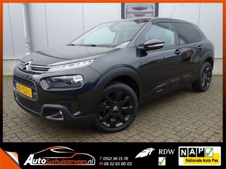 Citroën C4 Cactus - 1.2 PureTech Shine Navi Camera Clima Cruise NL-gelev. Nieuwstaat Blackbeauty - 1