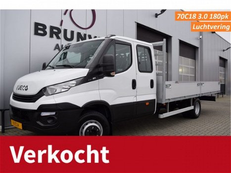Iveco Daily - 70C18 3.0 180pk, Euro 6, PTO, Luchtvering, Wielbasis 475cm, 7-Pers. Dubbele Cabine, Op - 1