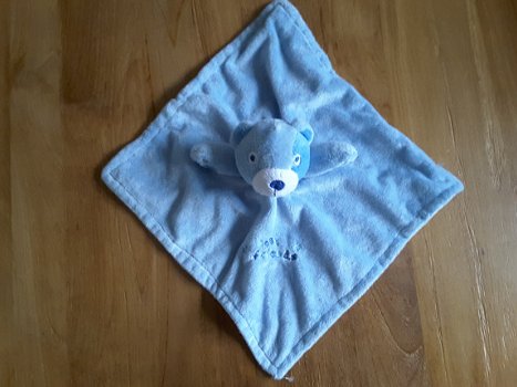 +1355 beer early days primark knuffeldoek blauw - 1