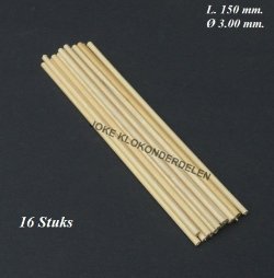 = Penhout r reiniging tapgat = Ø 3 mm 39597