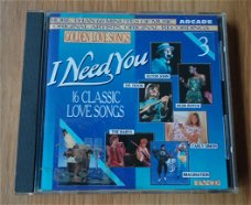 CD "Golden Love Songs Volume 3: I Need You" van Arcade.