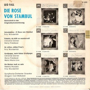 Klassieke EP Operette - Leo Fall - Die Rose von Stambul - 2