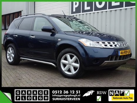 Nissan Murano - 3.5 V6 234pk *Goed onderh* Sunroof Leer Nav Cam Xen Bose Trekh(1500kg) - 1