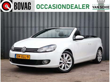 Volkswagen Golf Cabriolet - 1.2 TSI BlueMotion, Leer/Alcantara, Navi, Xenon, 100% VW DEaler Onderhou - 1