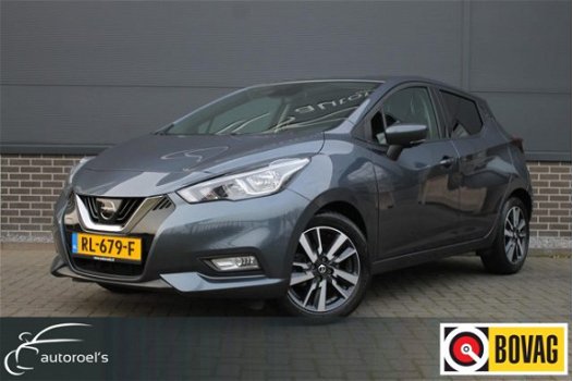 Nissan Micra - 0.9 IG-T N-Connecta / Navigatie / Achterruitcamera / Parkeersensoren / 1e eigenaar - 1