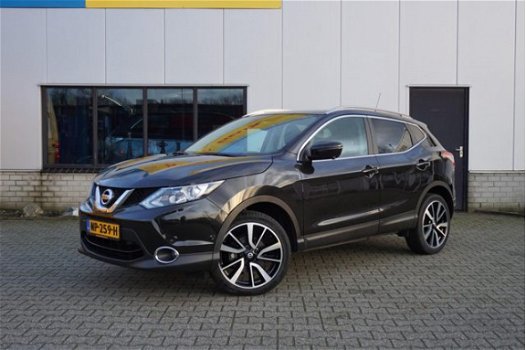 Nissan Qashqai - 1.2 Tekna 360CAM PANO XENON CRUISE NAVI ECC LEDER - 1