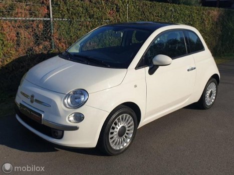 Fiat 500 - - 1.2 Lounge 10X OP VOORRAAD Panoramadak Airco 1e Eigenaar Navi-voorbereiding - 1