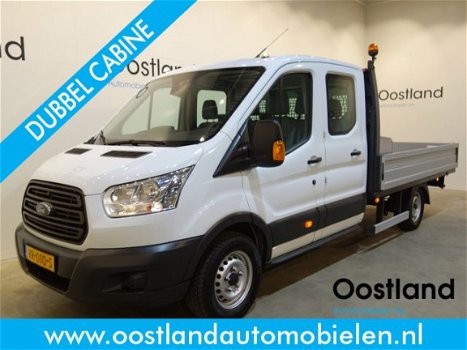 Ford Transit - 350 2.2 TDCI 125 PK RWD L4H1 DC 7 Pers. Open Laadbak / Pick-Up / Airco / Trekhaak 280 - 1