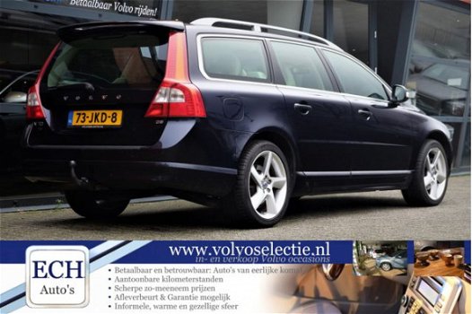 Volvo V70 - D5 185pk Automaat Summum, Schuifdak, Navi, Leer, Xenon, 18 inch - 1