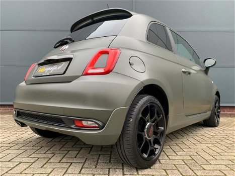 Fiat 500 - 1.2 S * matgroen * groot navi * beats audio * 16