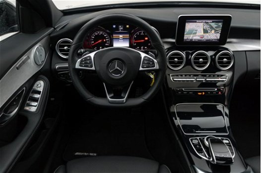 Mercedes-Benz C-klasse - C250 AMG 211pk Panoramadak Nightpakket Volleder AmbientLight Navi Led Burme - 1