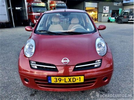 Nissan Micra - 1.2i 80pk aut. facelift - airco - elektr ram. - regen + lichtsensor - stuurbediening - 1