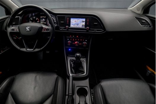 Seat Leon - 1.6 TDI Limited Edition II Sport (NAVIGATIE, LED, LEDER, DEALER ONDERHOUDEN, GETINT, TRE - 1