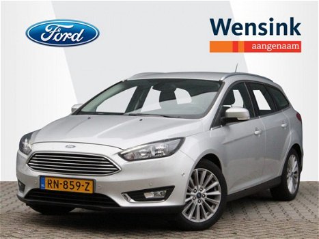 Ford Focus Wagon - 1.0 100pk Titanium | Dealer onderhouden | Climate control | Navigatie | Cruise co - 1