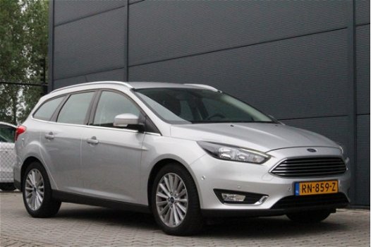 Ford Focus Wagon - 1.0 100pk Titanium | Dealer onderhouden | Climate control | Navigatie | Cruise co - 1