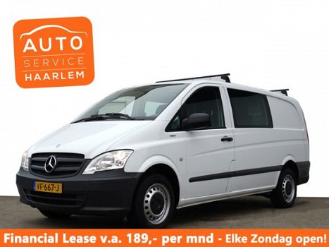 Mercedes-Benz Vito - 110 CDI 320 Functional Lang Dubbel Cabine Luxe- 5 Persoons, Airco - 1
