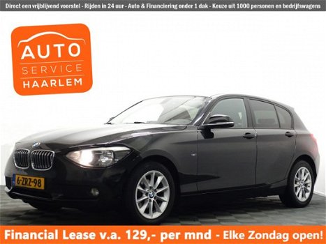 BMW 1-serie - 118D High Executive Vol Sportleer, Harman/Kardon, Navi, ECC, LMV, Perfecte staat - 1