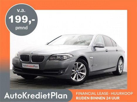 BMW 5-serie - 520d Sedan High Executive M-Sport 184pk Aut8, Leer, Navi Pro, Xenon, LMV - 1