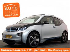 BMW i3 - Range Extender-Snellader, Panoramadak, Leer, Navi, Full, 7% bijtelling