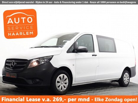 Mercedes-Benz Vito - 109 CDI Extra Lang Dubbel Cabine 6 Pers Luxe, Navi, Camera - 1