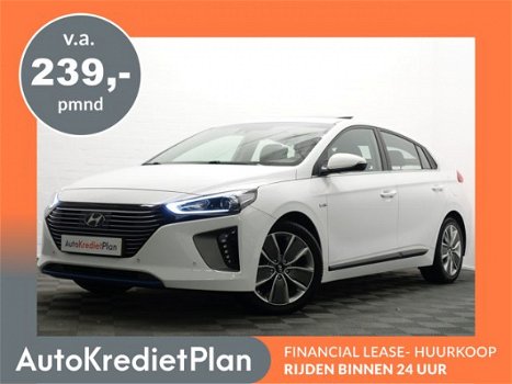 Hyundai IONIQ - 1.6 GDi First Edition Hybrid Aut, Schuifdak, Leer, Camera, Xenon, Full - 1