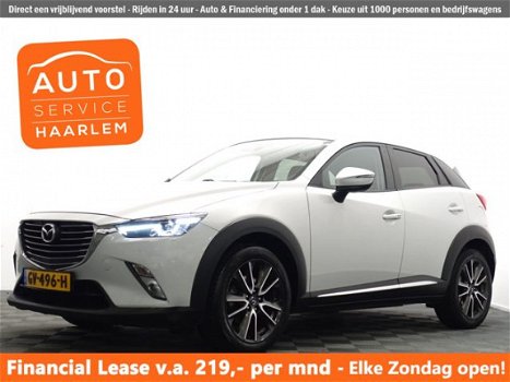 Mazda CX-3 - 1.5 SkyActiv-D GT Leer, Navi, Camera, Head-up, Xenon - 1