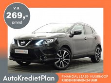 Nissan Qashqai - 1.2 Turbo Tekna Plus Panoramadak, Leer, 360 Camera, Navi, Xenon