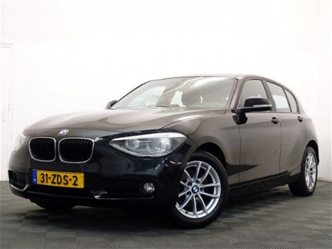 BMW 1-serie - 116i HIGH EXECUTIVE SPORT Edition, Vol Leer, Navi, Xenon, ECC, LMV - 1