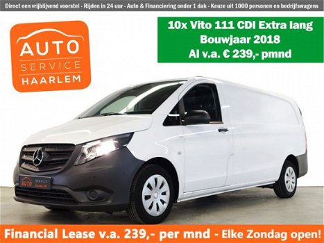 Mercedes-Benz Vito - 111 CDI XL Extra Lang [343] -3 pers- Navi, Mf stuur, Camera, pdc - 1