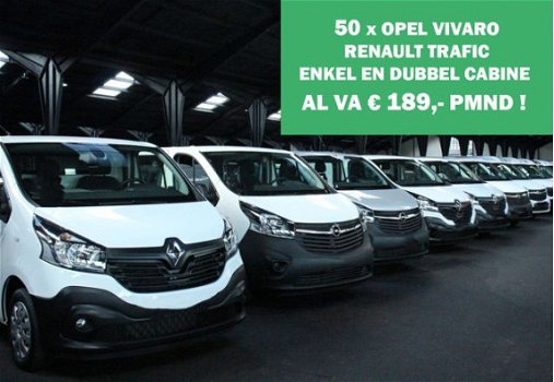 Opel Vivaro - 1.6 CDTI Bi Turbo L2 H1 Edition Luxe 3 pers, Navi, Airco Camera, 39 dkm - 1