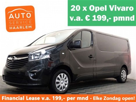 Opel Vivaro - 1.6 CDTI L2 H1 Dubbel Cabine 6 persoons -20 x op voorraad v.a. € 199, - pmnd - 1