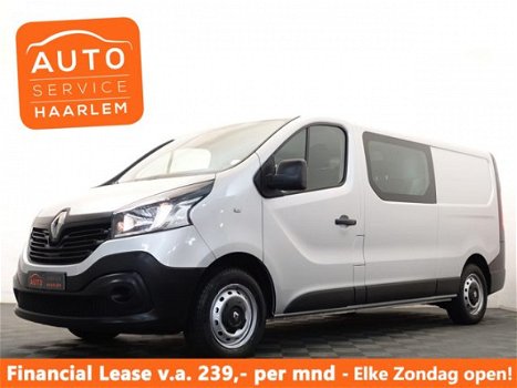 Renault Trafic - 1.6 DCi L2 H1 DUBBELE CABINE Comfort LUXE , Navi, PDC, 6 pers - 1