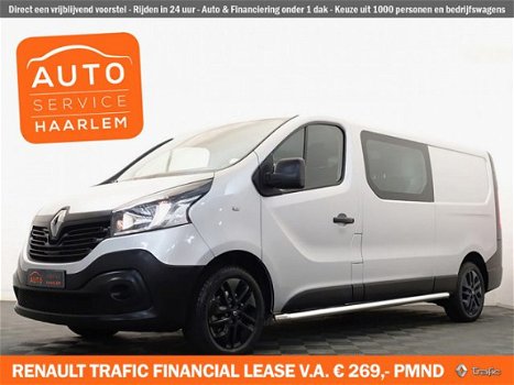 Renault Trafic - 1.6 DCi Bi Turbo L2 H1 DUBBELE CABINE Comfort LUXE , Navi, PDC, 6 pers - 1